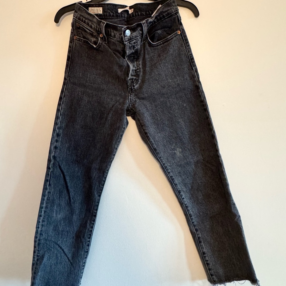 Levi's Charcoal Wedgie Straight Jeans